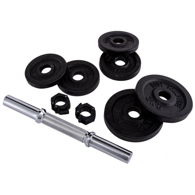 Body Sculpture Adjustable dumbbell 1x10 KG BW fekete edzőfelszerelés BW780L10KG