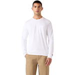 Champion LS Tee Men's T-Shirt White 222507 WW001 fehér férfi póló 222507WW001