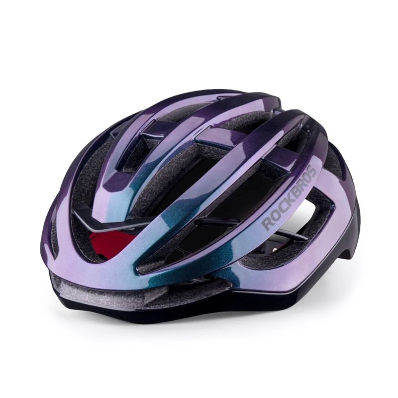 Rockbros HC-58C-L Bike Helmet 58-61 cm - Blue Chameleon niebieski \ 58-61 cm helmets, lights