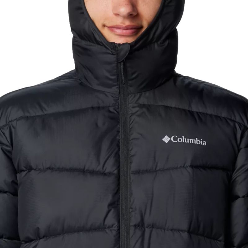 Men's Black Columbia Fivemile Butte II Hooded - WX6004-010 fekete kabát