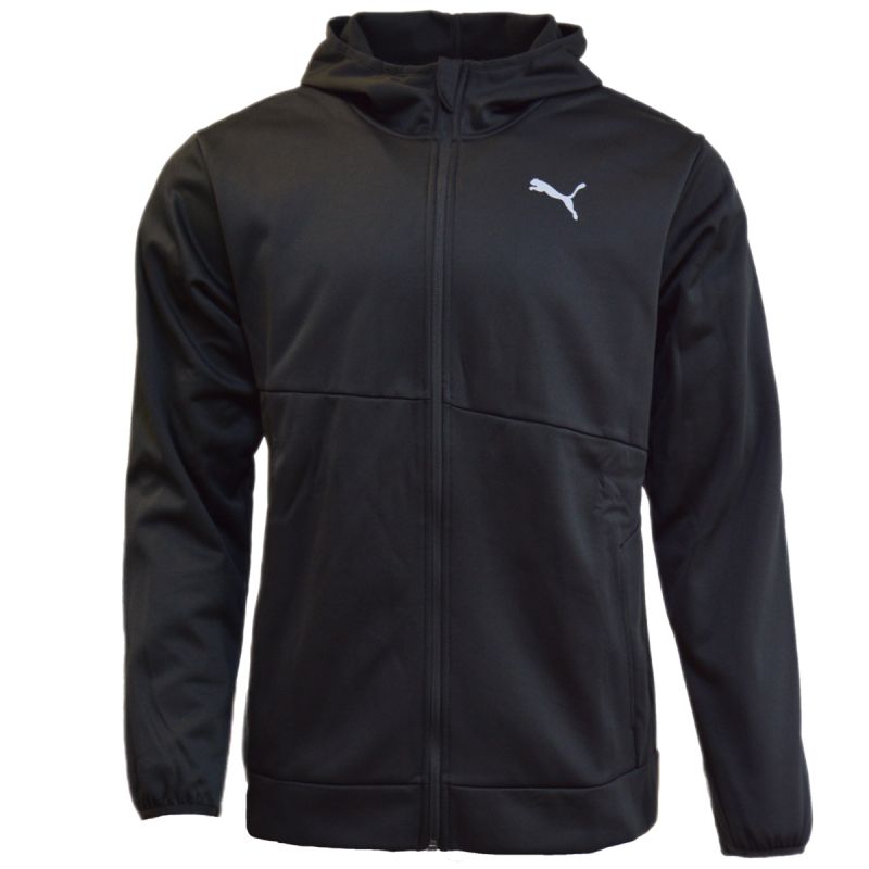 PUMA Train All Day FZ Men's Training Hoodie - fekete kapucnis pulóver