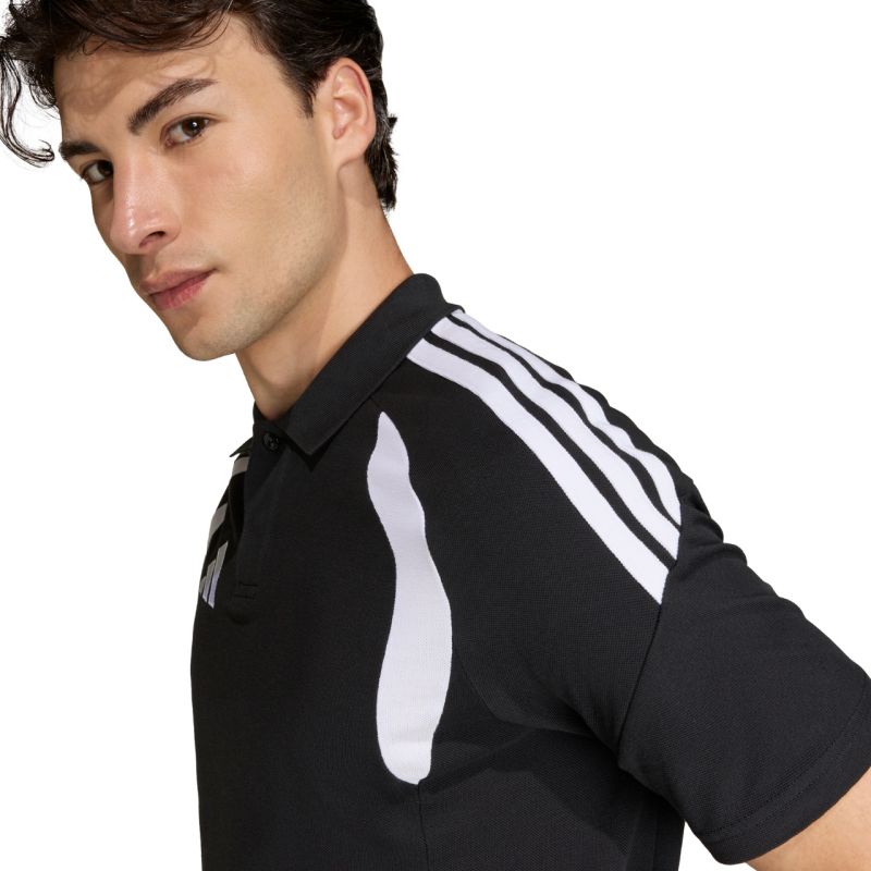 Adidas Tiro 26 League Men's Black póló fekete férfi galléros póló KF3397