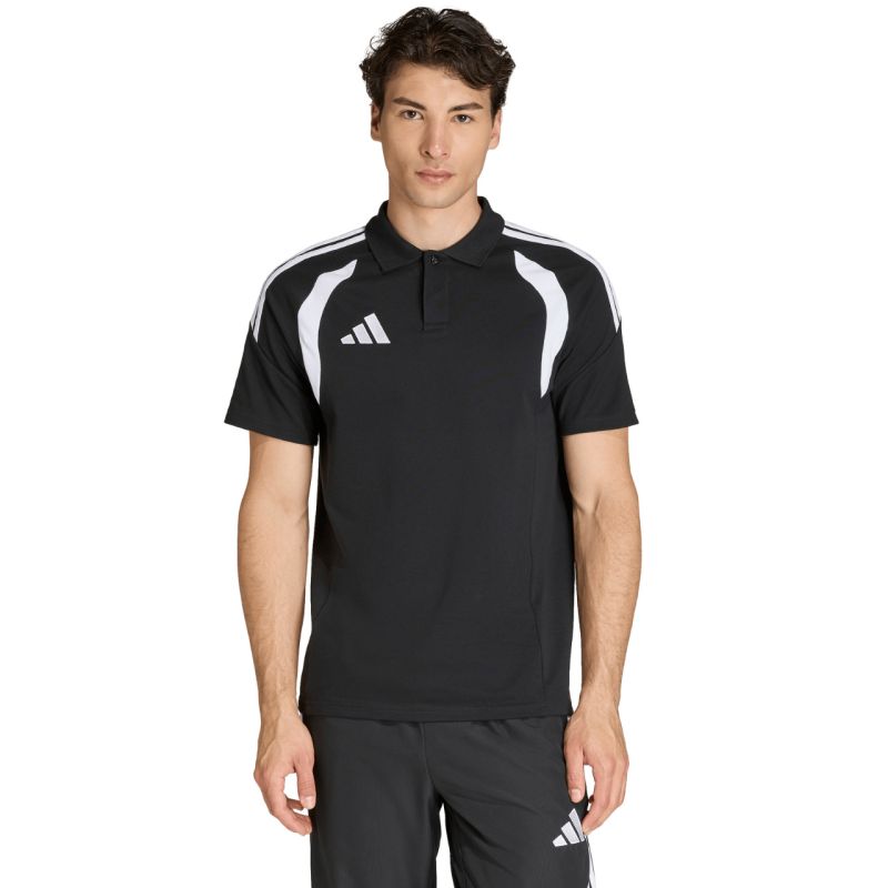Adidas Tiro 26 League Men's Black póló fekete férfi galléros póló KF3397