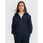4F Girls’ Zip-Up Hoodie gyerek kapucnis pulóver 4FJWMM00TSWSF1861-31S