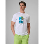 4F Men's regular printed T-shirt póló 4FRSS26TTSHM4303-10S