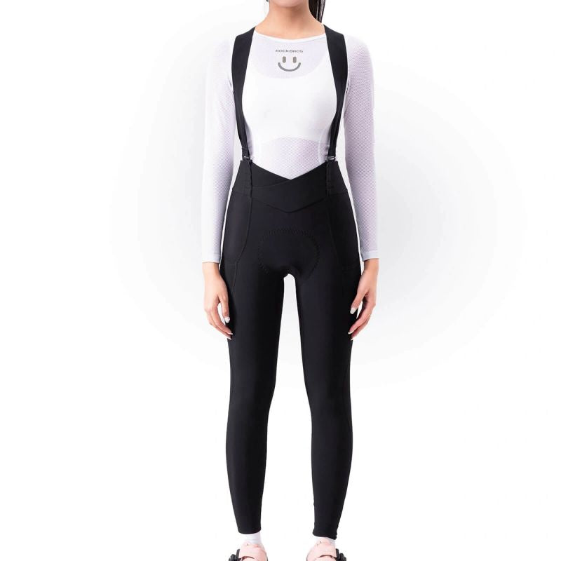 Rockbros TVI Women's Cycling Bib with Pad - Black fekete nadrág 15310005003-211712