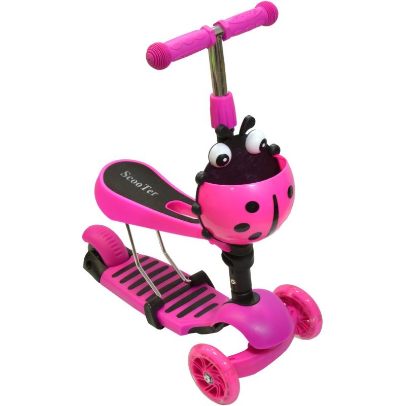 Enero Balance Scooter 3in1 Biedronka Pink rózsaszín scooters