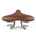 Rockbros 6800S retro comfort bicycle saddle - brown
