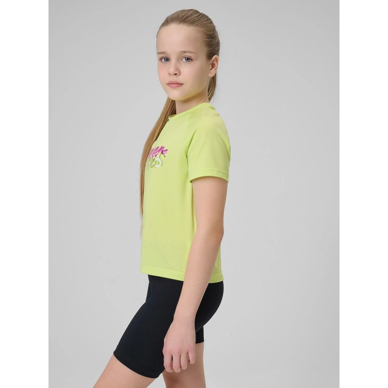 4F Girls' quick-drying sports T-shirt 158/164 póló