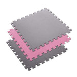 One Fitness Multipack MP10 puzzle mat pink and gray 9 pieces 10 mm szürke edzőfelszerelés 17-63-084