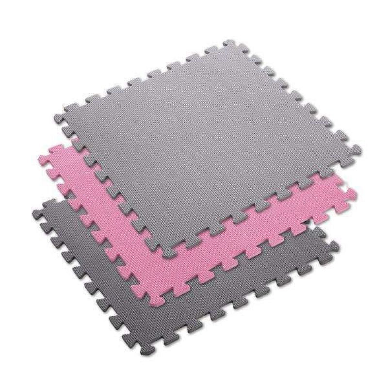 One Fitness Multipack MP10 puzzle mat pink and gray 9 pieces 10 mm szürke edzőfelszerelés 17-63-084