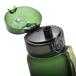 Meteor 650 ml sports bottle dark green uniw water bottles, training equipment