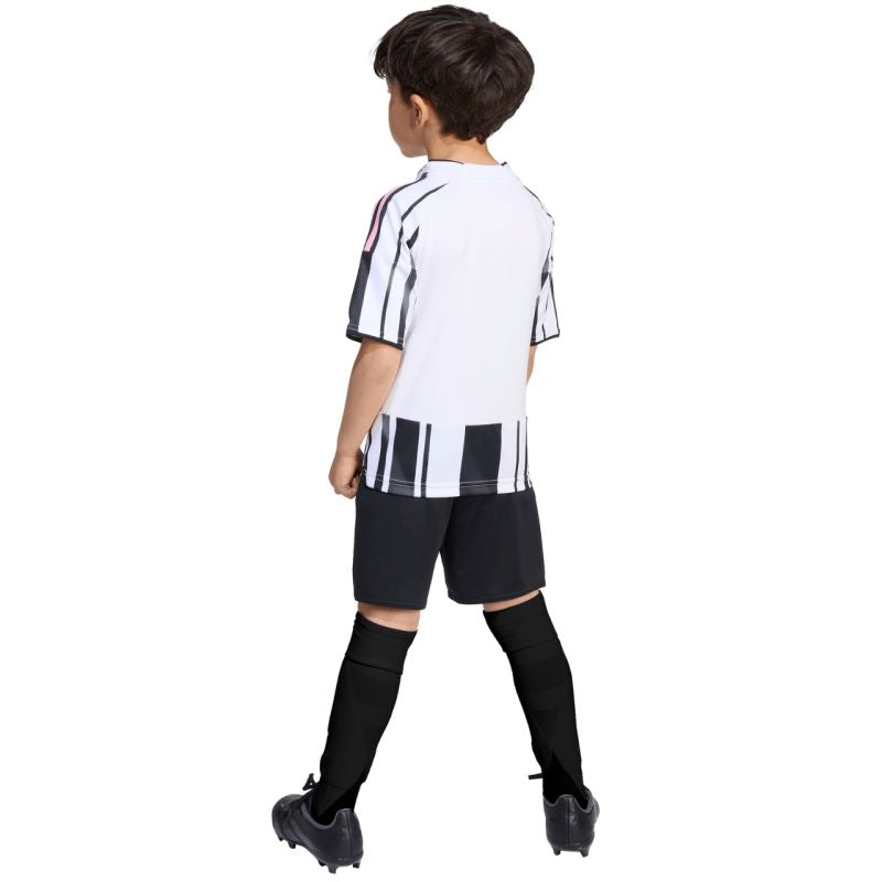 adidas Juventus 25/26 Home Kids' Kit White and Black JN5220
