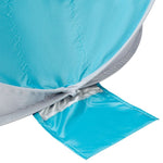 NILS CAMP NC3174 self-pitching beach tent, turquoise-gray szürke hátizsák