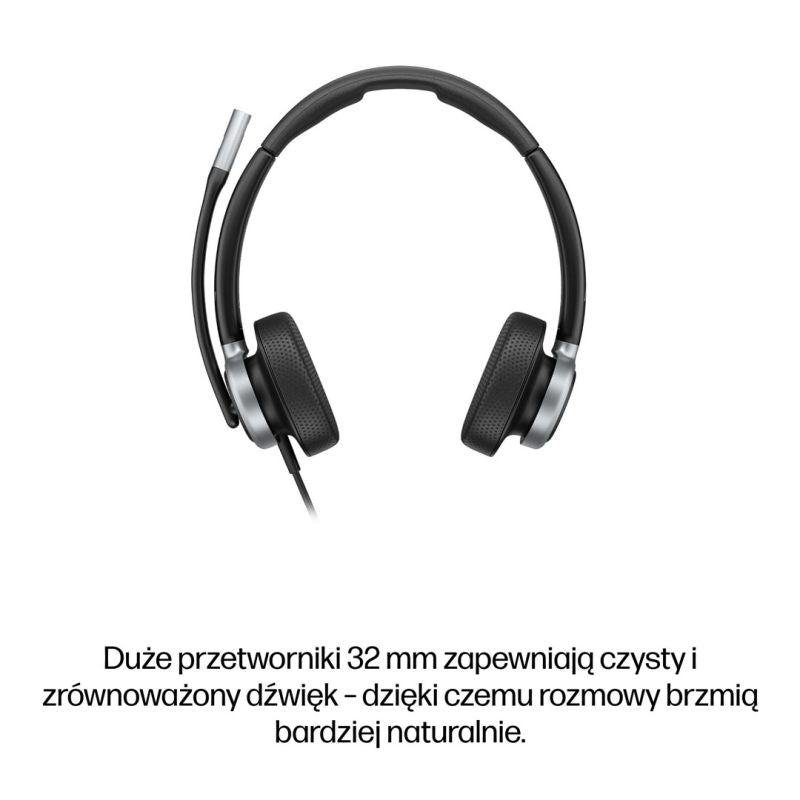 HP Poly Mission 625 Stereo USB Wired Headset