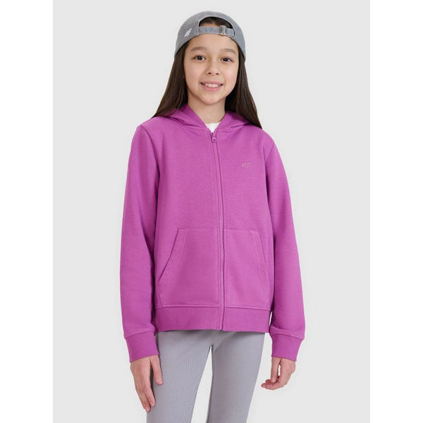 4f Girls' sweatshirt with a zipper and hood 4FJWSS25TSWSF1706-50S General
