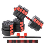 HMS Composite dumbbell SGC40 40kg + barbell póló 17-57-032