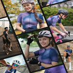 Rockbros 15110006003 TVI women's cycling jersey - navy blue sötétkék póló 15110006003-211660