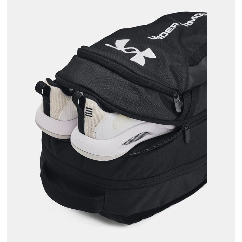 Under Armour UA Hustle 6.0 Backpack Hiking Backpack Polyester fekete hátizsák 597858