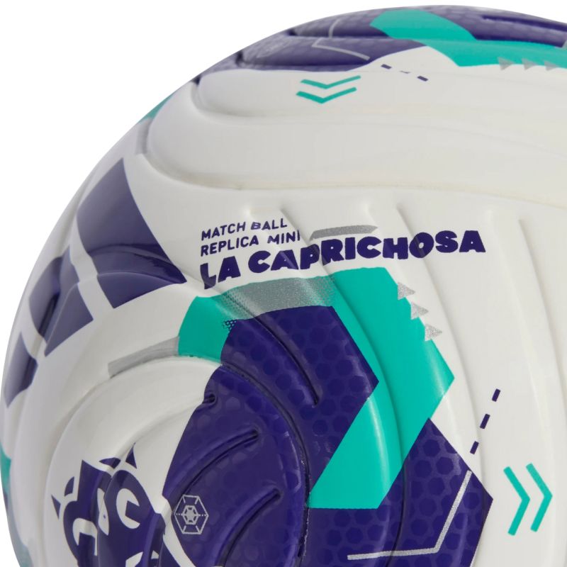 Adidas Queens League mini white-purple-green zöld labda KE8233