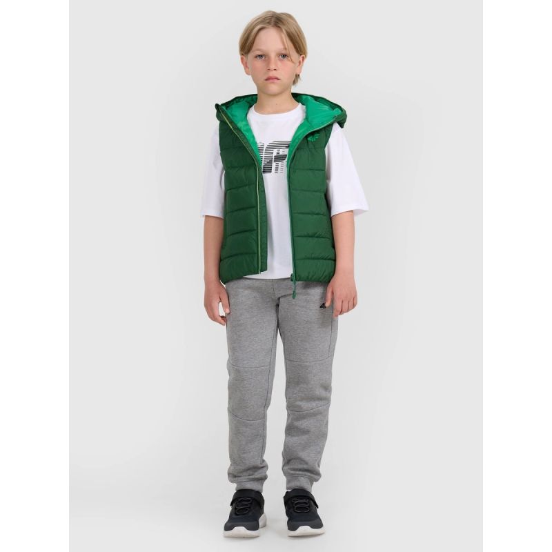 4f Boy's down vest with synthetic filling 4FJRAW25TVJAM324-41S Kiegészítő