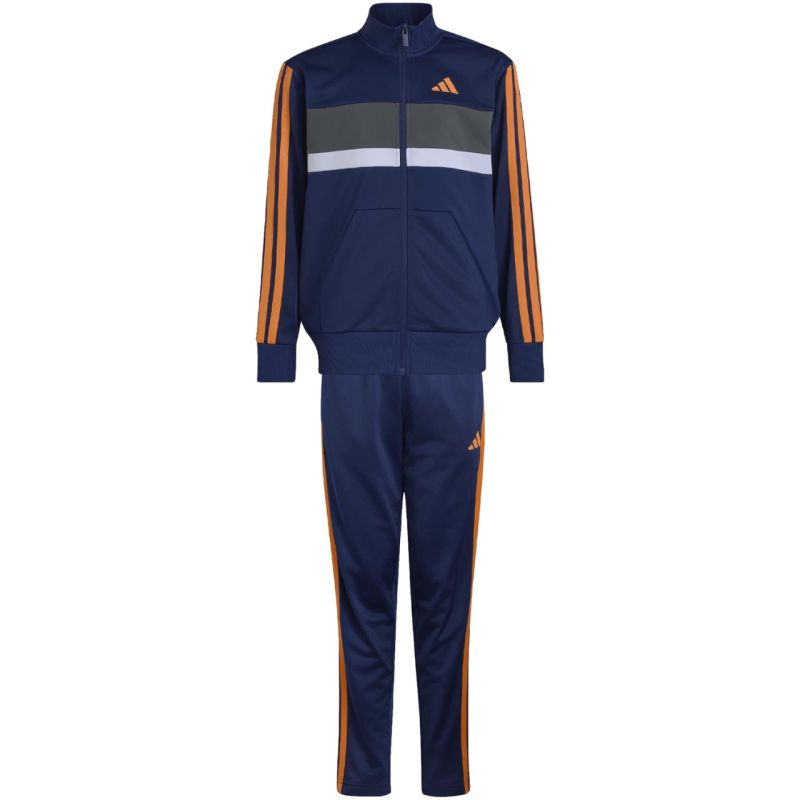 Adidas Seasonal Essentials Tiberio 3-Stripes Navy Kids Tracksuit kék szett KZ0148
