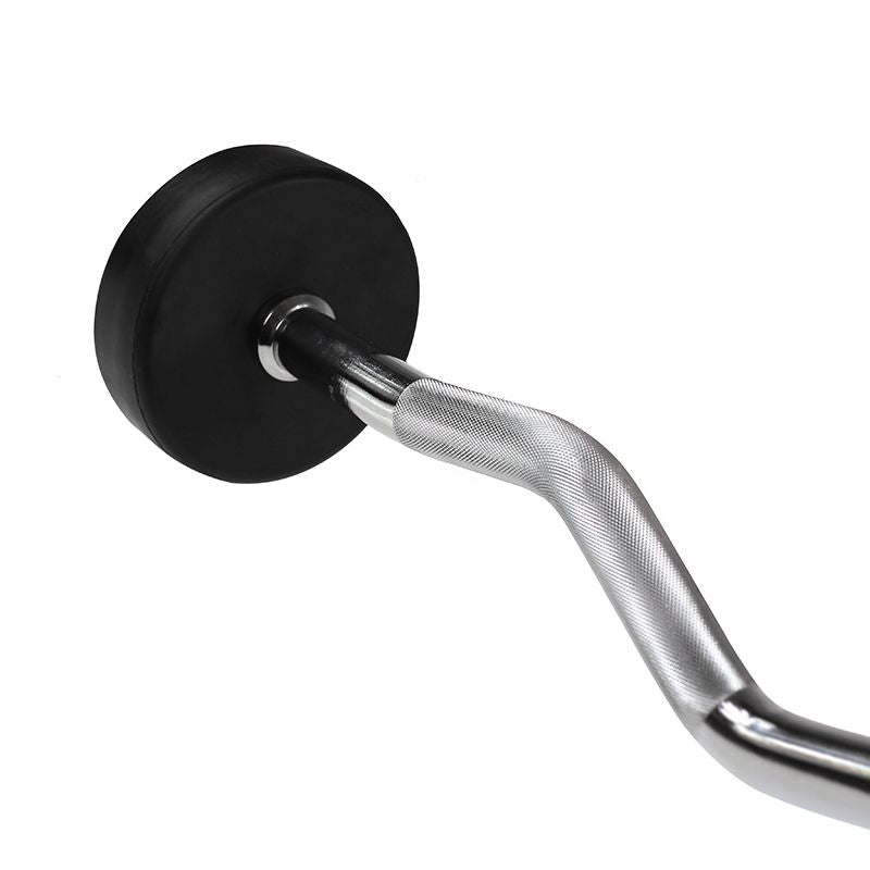 HMS Rubber-coated fixed barbell/bar GSL-10 10 kg póló 17-58-024