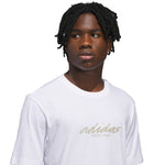 Men's adidas Color Connect Graphic T-shirt JZ7546 fehér póló