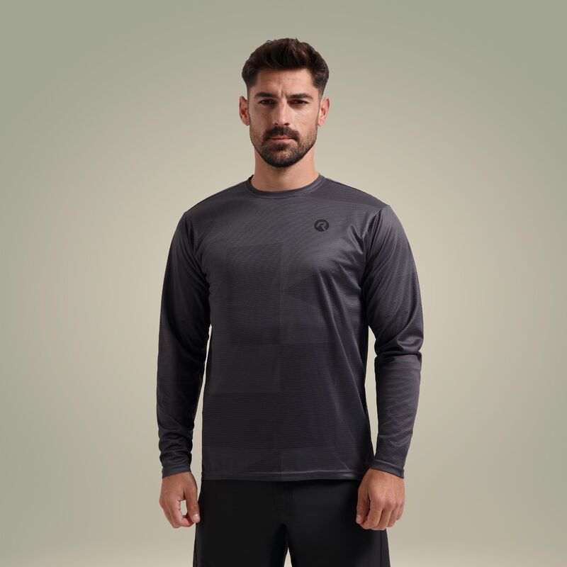 Rogelli MTB ADVNTR long sleeve jersey gray 2XL szürke póló