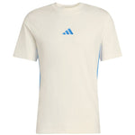 Men's adidas Essentials 3 Stripes T-shirt cream KC0888