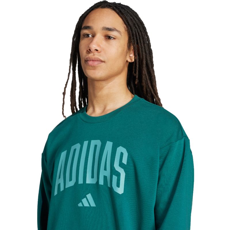 adidas Men's Collegiate Sweatshirt Green JM1733 General