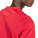 adidas Tiro 26 Travel Crew men's sweatshirt red KD3324 piros kapucnis pulóver