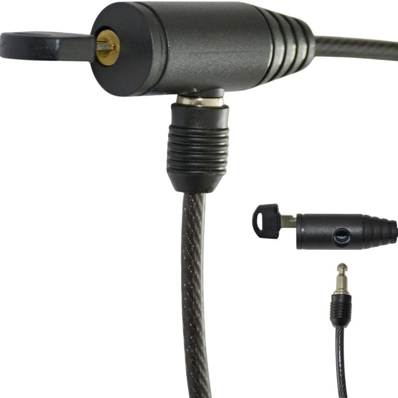 XQMAX BIKE LOCK WITH KEY 0. BLACK fekete pénztárca GSP-515399