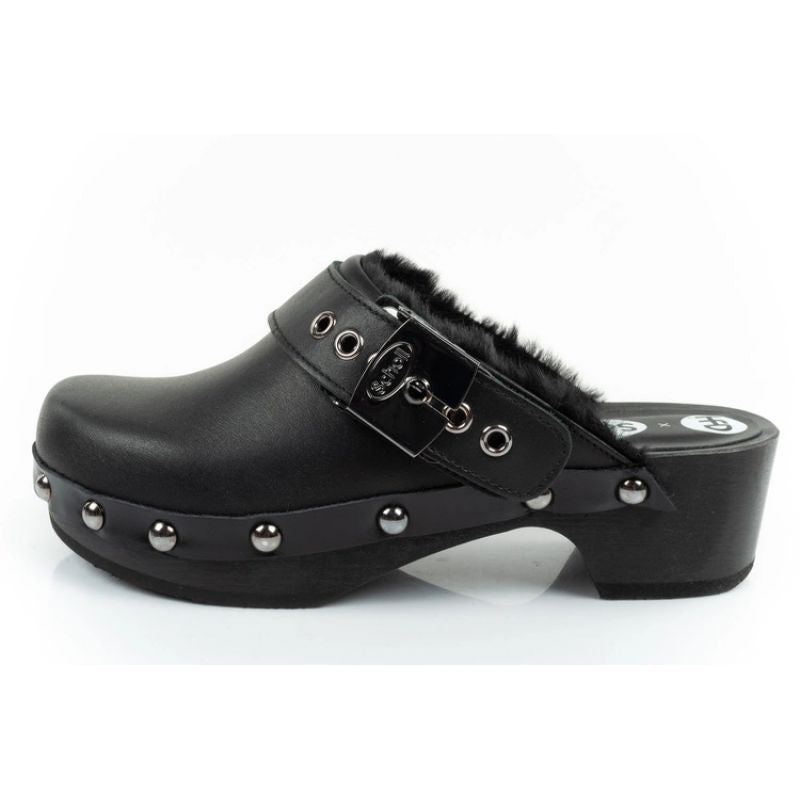 Scholl Iconic W Clogs fekete clogs, slides