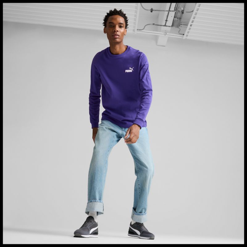 ST Runner v4 Mesh Cool Dark Gray-PUMA Wh (39966603) szürke utcai cipő