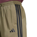 Men's adidas Essentials 3-Stripes Stanford Open Hem JE6401 oliva nadrág