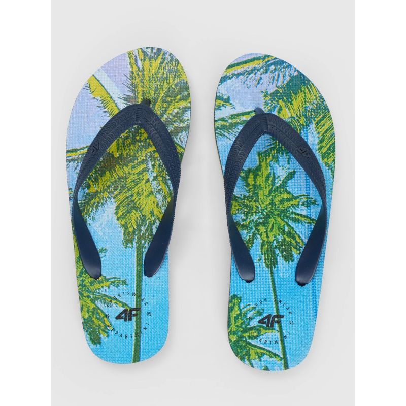 Boys' flip-flops with a lightweight EVA sole 4F 4FJSS23FFLIM083-90S papucs