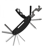Rockbros 16-in-1 Multi-Tool for Bicycle Repair - Black