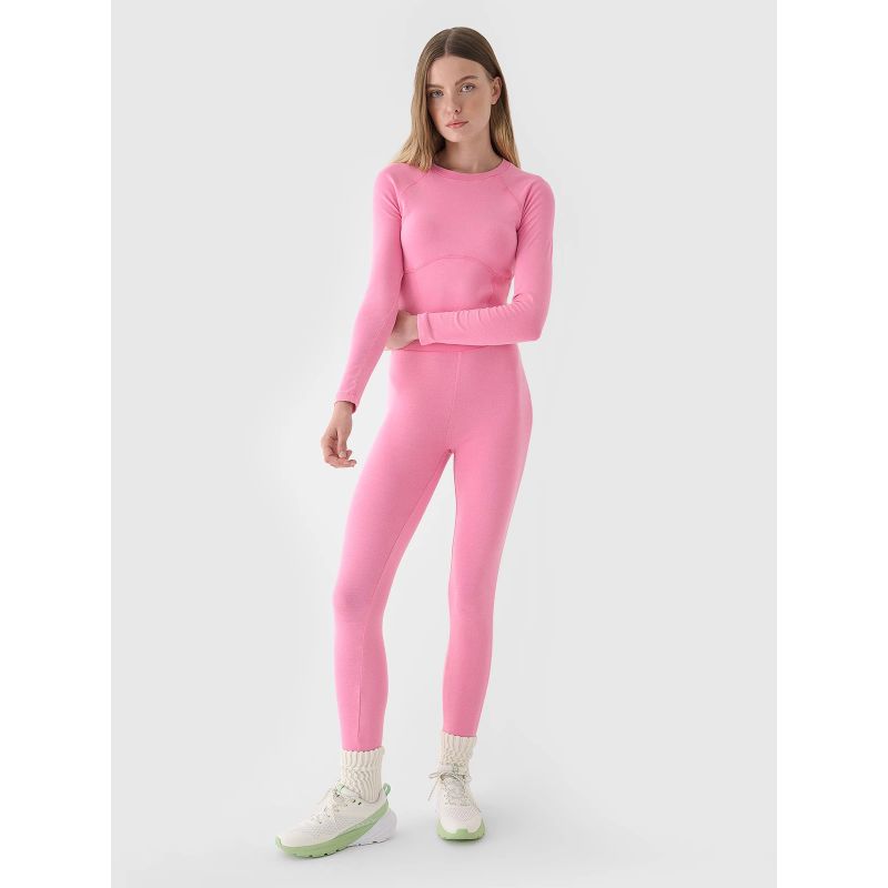 4f Longsleeve cropped smooth women's 4FRAW24TLONF503-54S General