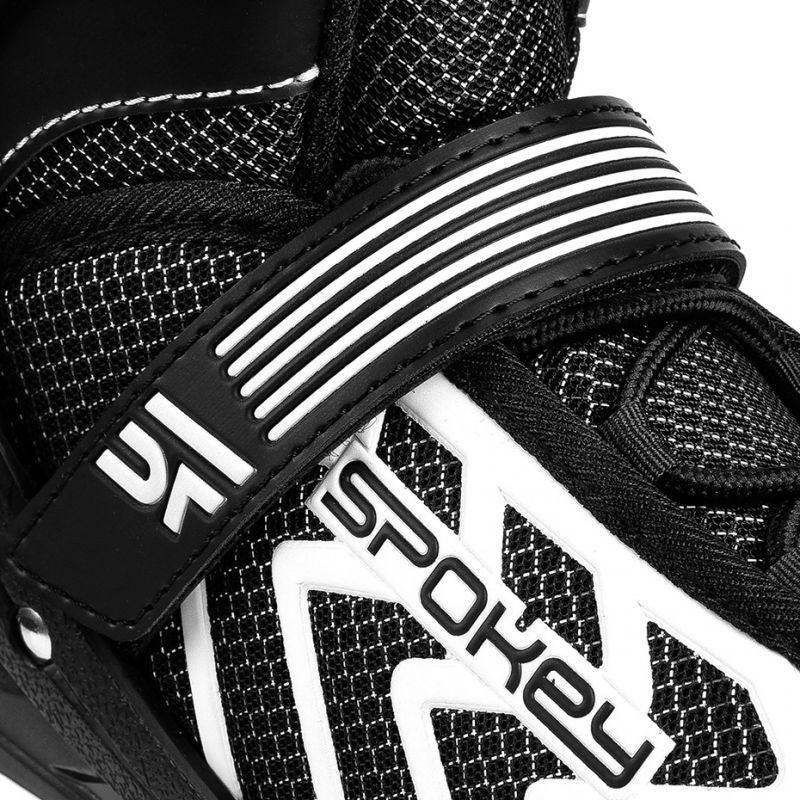 Spokey Khan Bk/Wh Jr inline skates 927032-927033 Cipő
