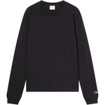 Champion LS Tee Men's T-Shirt Black 222507 KK001 fekete férfi póló 222507KK001