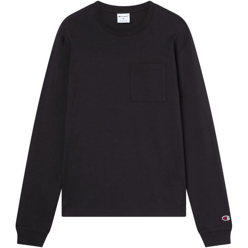 Champion LS Tee Men's T-Shirt Black 222507 KK001 fekete férfi póló 222507KK001