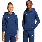 Adidas Entrada 26 Hoody Kids’ Sweatshirt Navy sötétkék gyerek kapucnis pulóver JZ6567