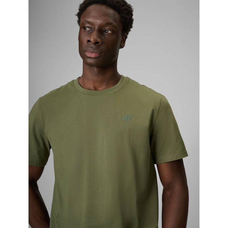 Men's regular plain T-shirt 4F 4FRSS26TTSHM4261-44S shirts