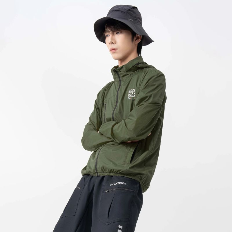 Rockbros ROAD TO SKY L Bicycle Windbreaker - Green l \ zielony ruházat