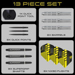 Harrows NX-90 Parallel QP 90% Steeltip Darts kiegészítő NX-90ParallelQP