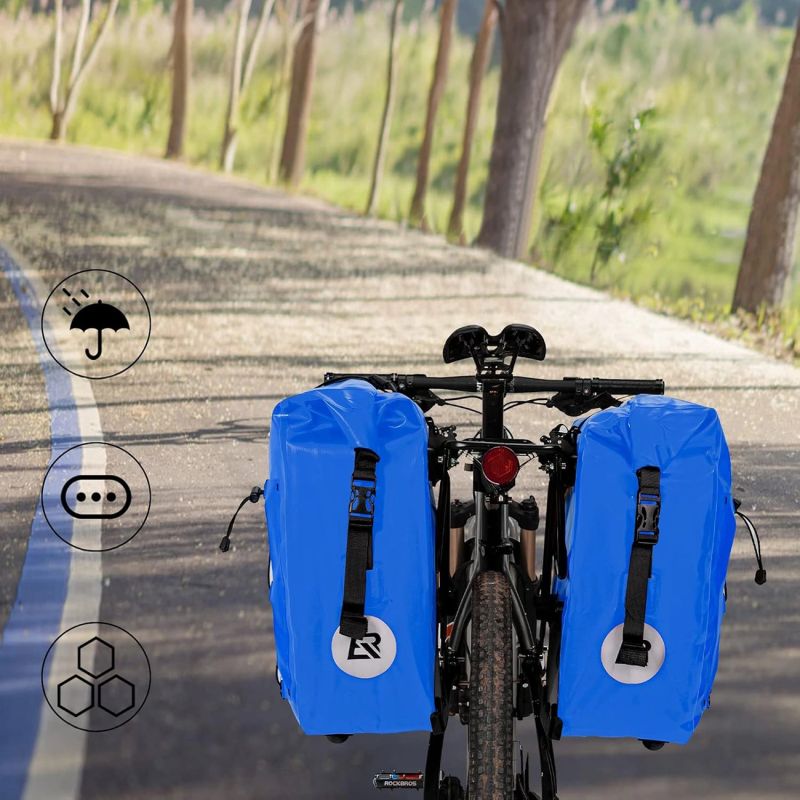 Rockbros 30140022004 Waterproof Bicycle Bag 25-32L - Blue