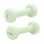 Spokey Shape dumbbells 2x1 kg green zöld csuklópánt