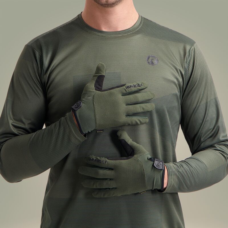 Rogelli MTB gloves ADVNTR GEL green zöld kesztyű