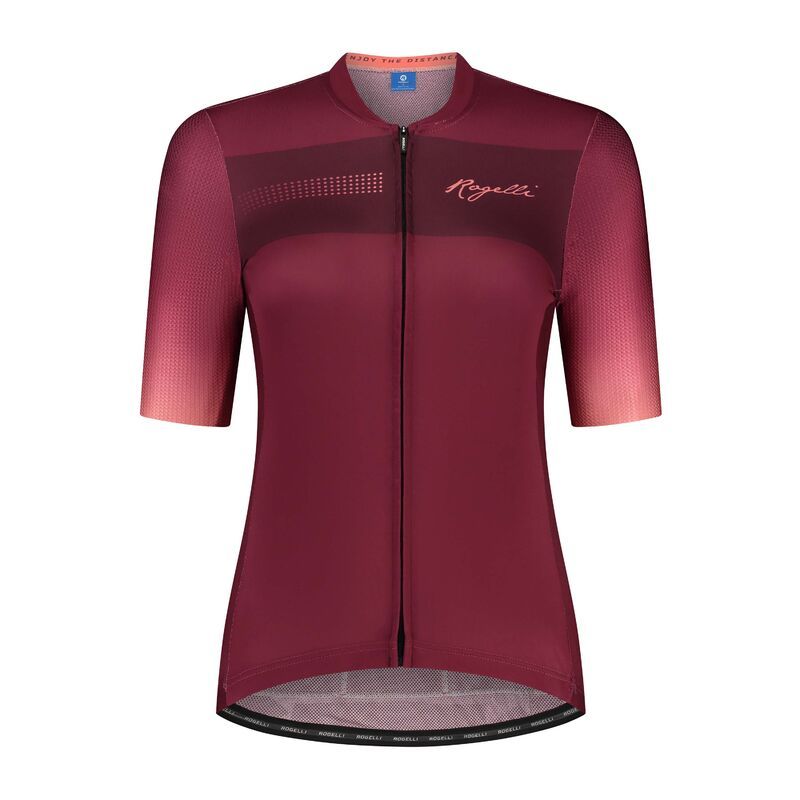 Rogelli DAWN women's t-shirt, burgundy and , korall póló
